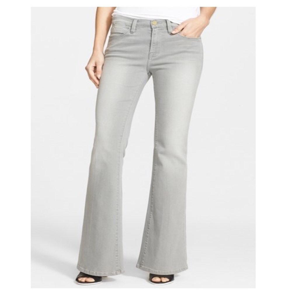 Frame Gray Le High Flare Denim Jeans size 28